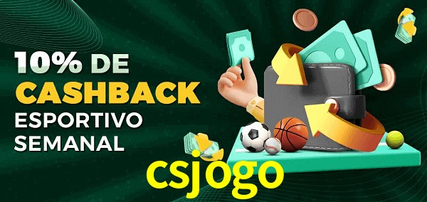 10% de bônus de cashback na csjogo